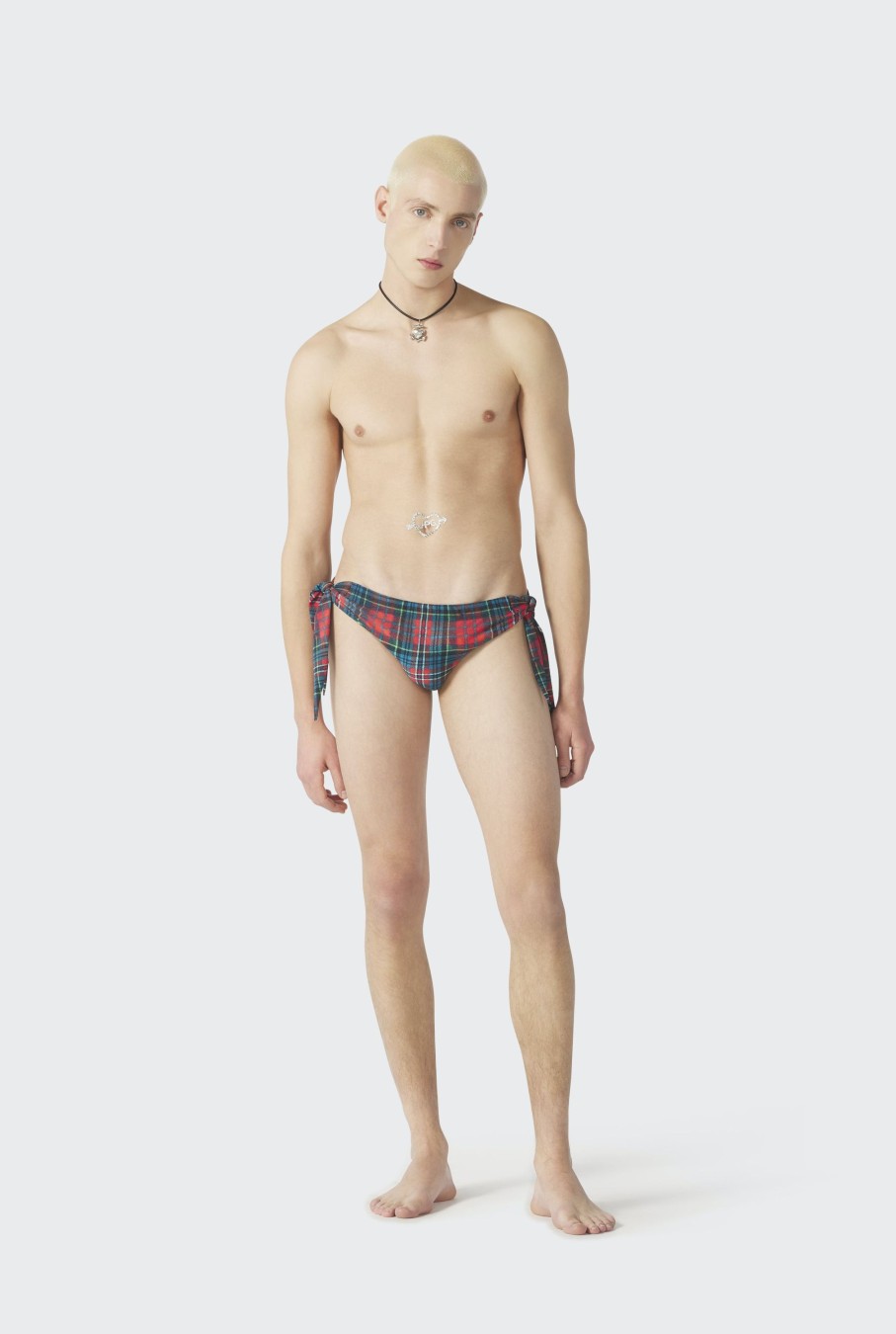 S'Habiller Comme Jean Paul Jean Paul Gaultier | Le Slip De Bain Tartan