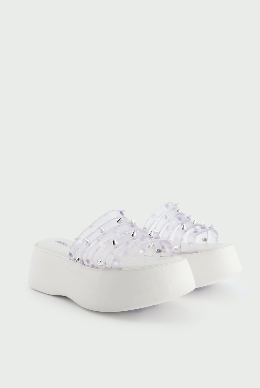 Jpg X Melissa Jean Paul Gaultier | Jpg X Melissa : Les Mules Becky Punk Love Blanches