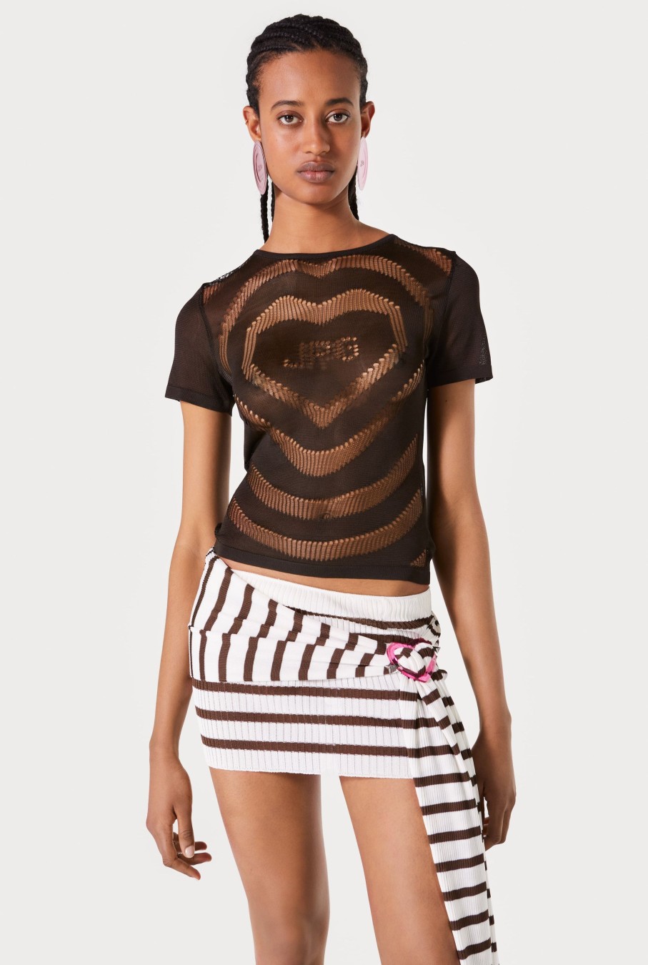 Evidemment Jean Paul Gaultier | Le T-Shirt Ajoure Coeur Jpg