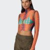 Cyber Jean Paul Gaultier | Le Top Imprime Dots Orange