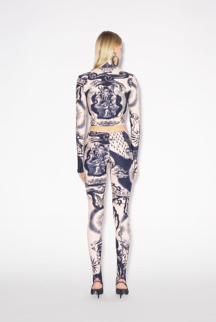 Pantalons Jean Paul Gaultier | Le Legging Tattoo Heraldique