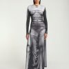 Jpg Xy/Projet Jean Paul Gaultier | La Robe Body Morph Noire Et Blanche