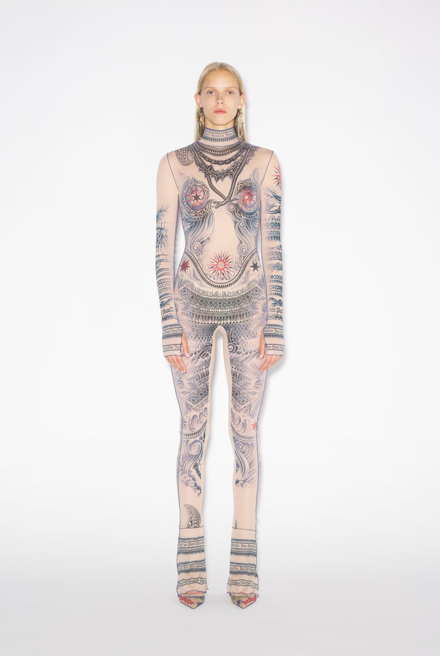 Tatouage De Collection Jean Paul Gaultier | La Combinaison Tattoo Soleil