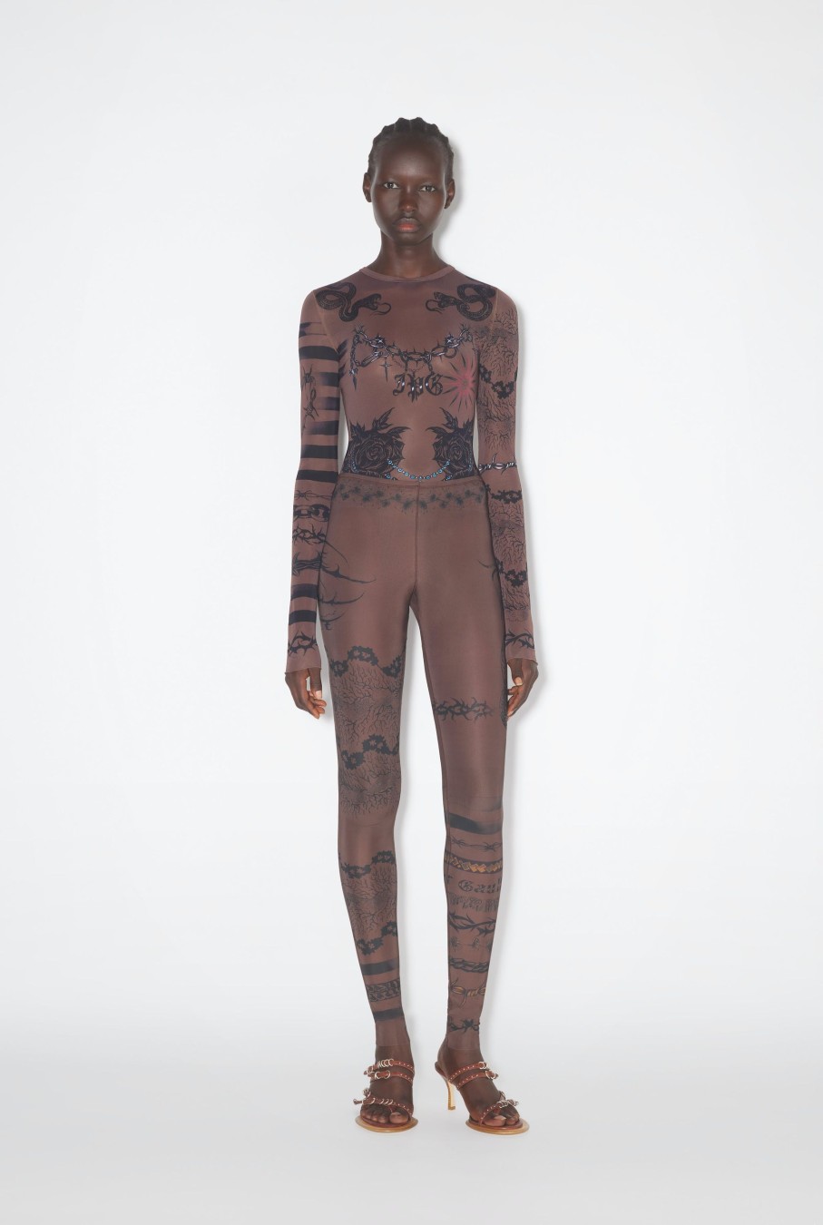 Jpg X Connaissances Jean Paul Gaultier | Le Legging Tattoo Ebene