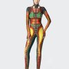 Cyber Jean Paul Gaultier | La Combinaison Imprimee Dots Marron