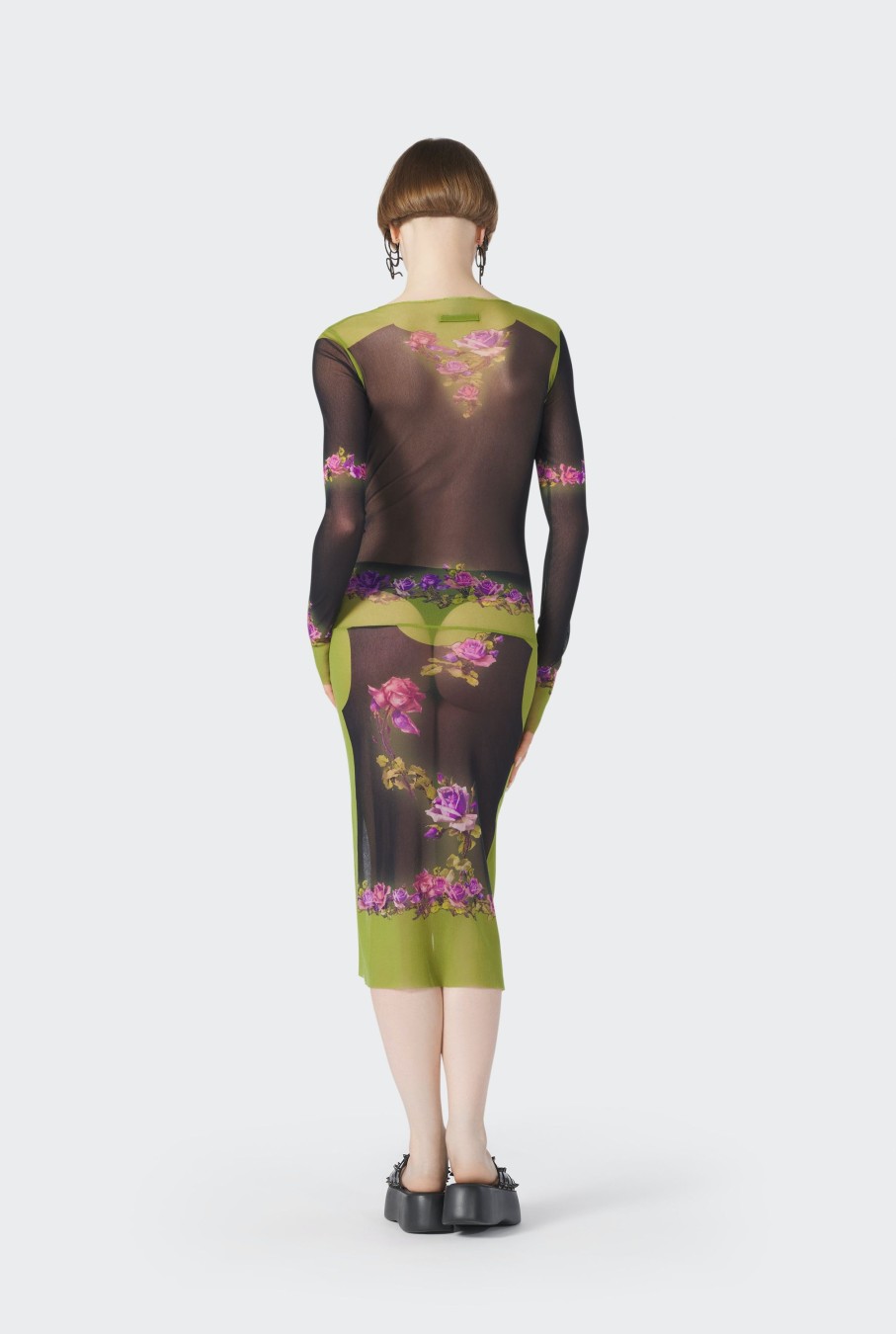 Fleurs Jean Paul Gaultier | La Robe Fleurs Petit Grand Vert