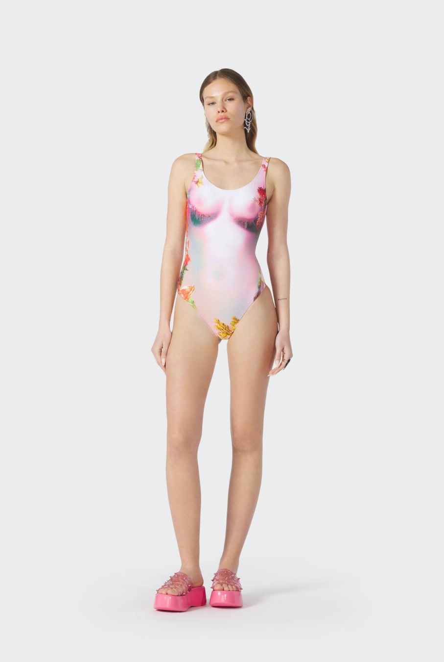 Fleurs Jean Paul Gaultier | Le Maillot De Bain Body Flower Rose