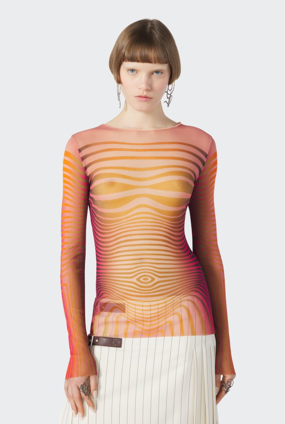 Fleurs Jean Paul Gaultier | Le Top Body Morphing Rouge