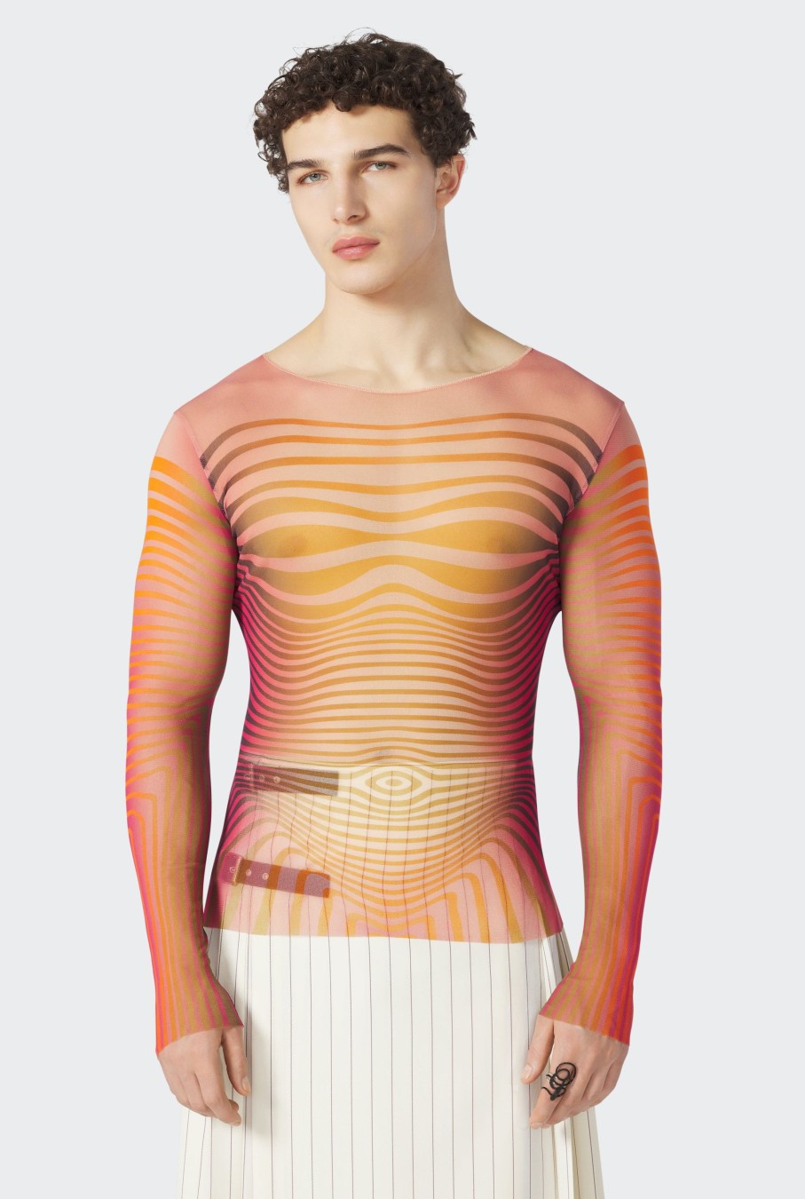 Fleurs Jean Paul Gaultier | Le Top Body Morphing Rouge