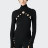 Cyber Jean Paul Gaultier | Le Pull Maille Ajoure Noir