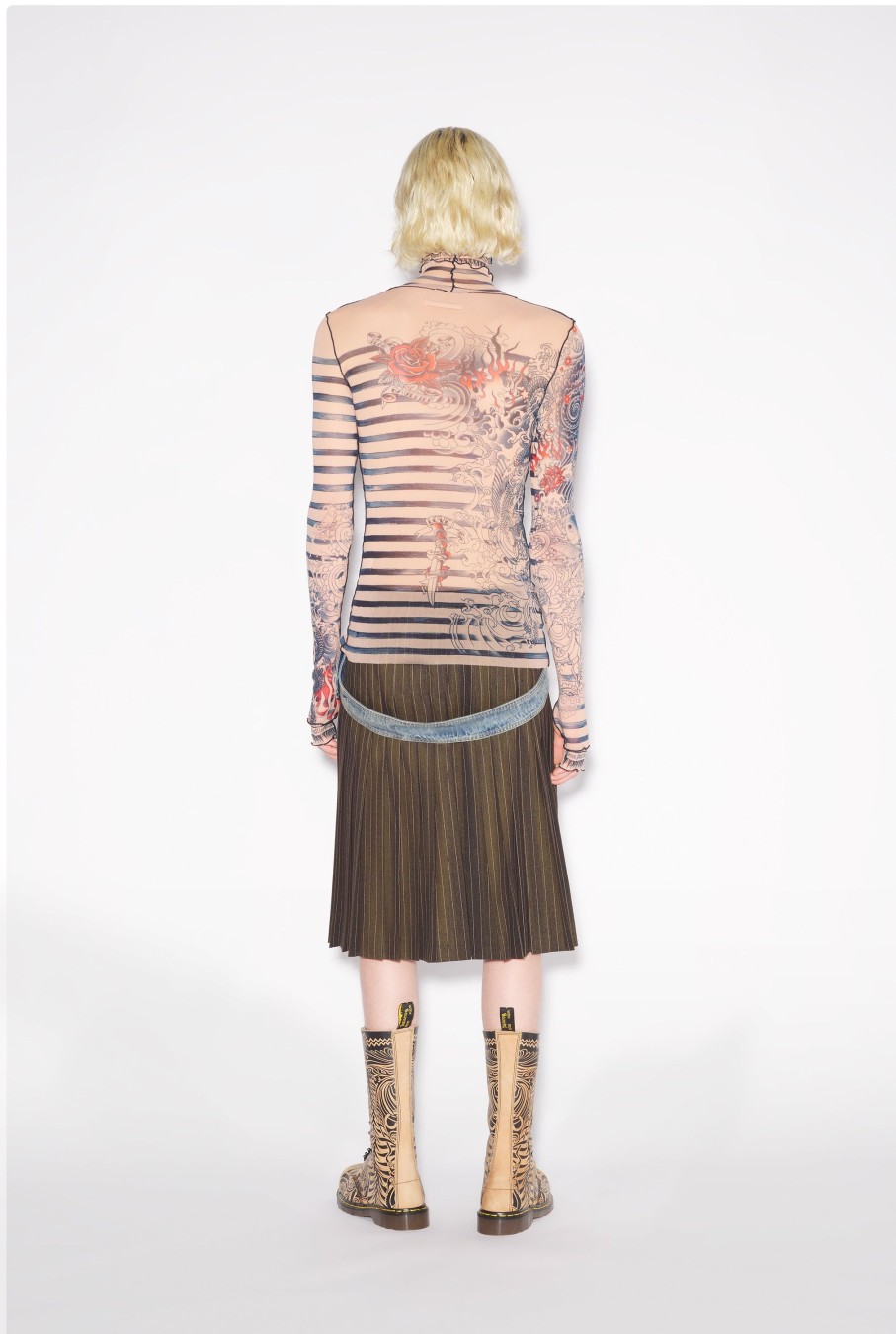 Tatouage De Collection Jean Paul Gaultier | Le Top Tattoo Mariniere Nude