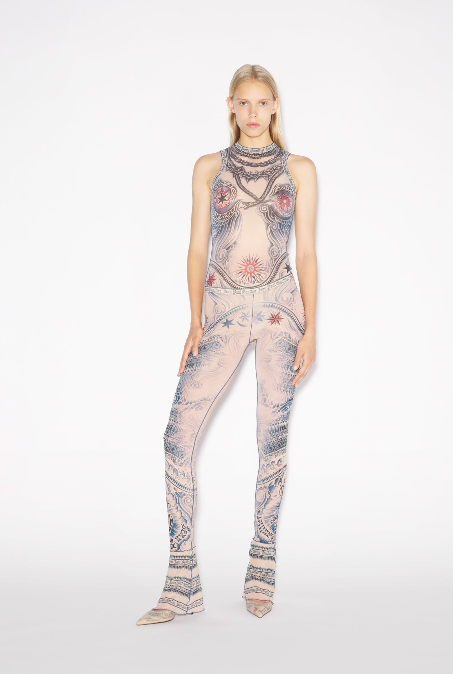 Tatouage De Collection Jean Paul Gaultier | Le Pantalon Tattoo Soleil