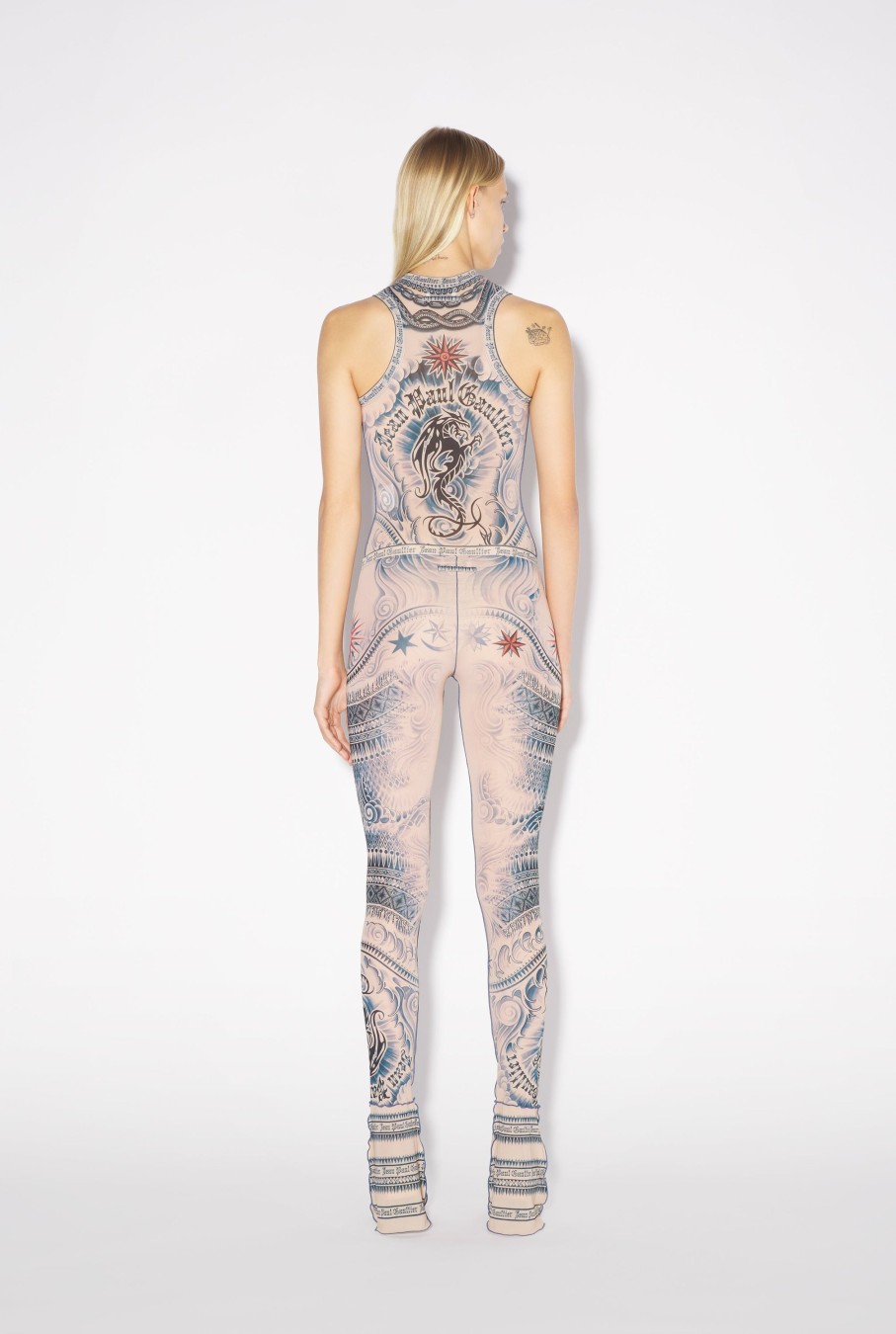 Tatouage De Collection Jean Paul Gaultier | Le Pantalon Tattoo Soleil