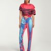 Jpg Xy/Projet Jean Paul Gaultier | Le Jogging Body Morph Rose Et Bleu