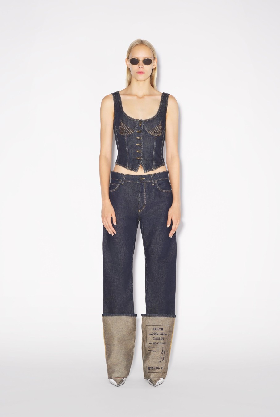 Hauts Jean Paul Gaultier | Le Bustier En Denim