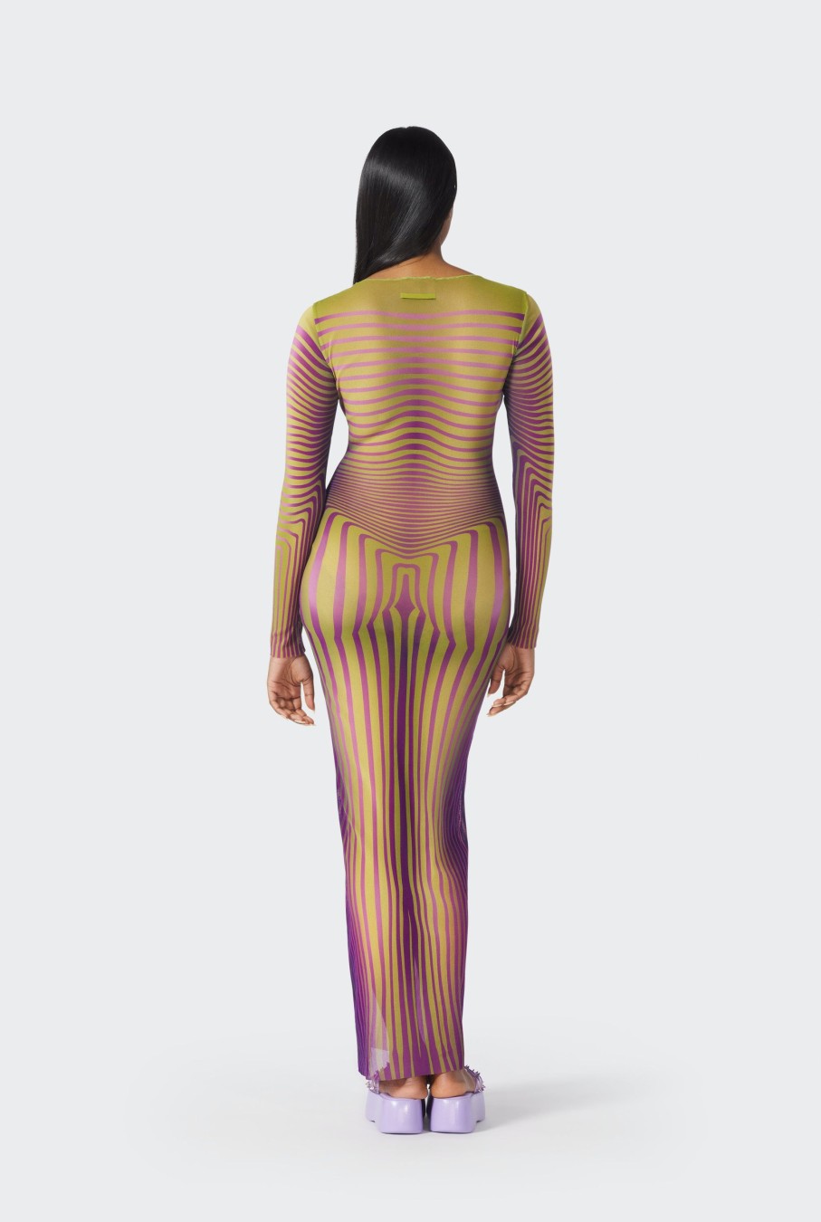 Fleurs Jean Paul Gaultier | La Robe Body Morphing Verte