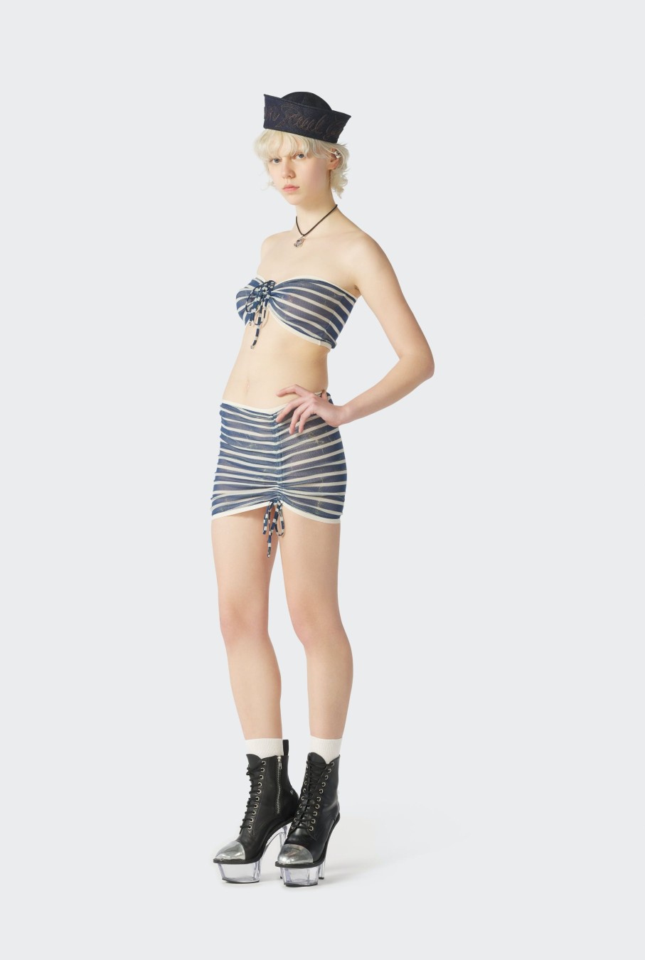 S'Habiller Comme Jean Paul Jean Paul Gaultier | Le Bandeau Crakling Mariniere Bleu